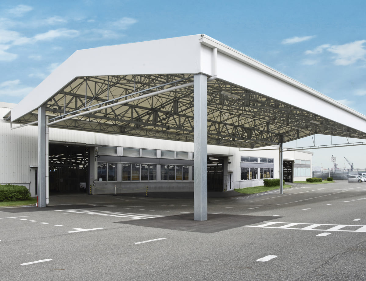 荷捌場|搬入出効率を高め、快適な作業空間を実現する|太陽工業