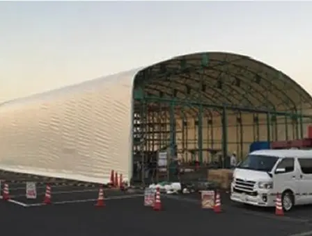 テント倉庫建設